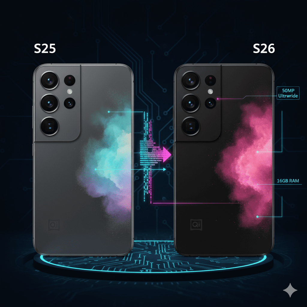 স্যামসাং গ্যালাক্সি S26 বনাম গ্যালাক্সি S25: অনুমান ও প্রত্যাশার লড়াই